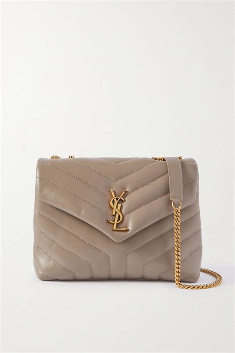 ysl nude crossbody outfits|SAINT LAURENT Calfskin Y Quilted Monogram Toy Loulou .